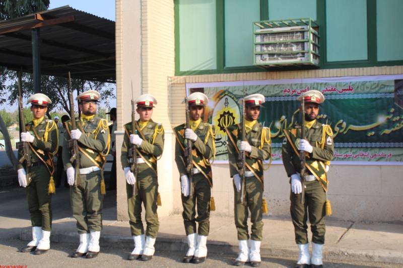 صبحگاه مشترک نیروی انتظامی شهرستان جیرفت برگزار شد